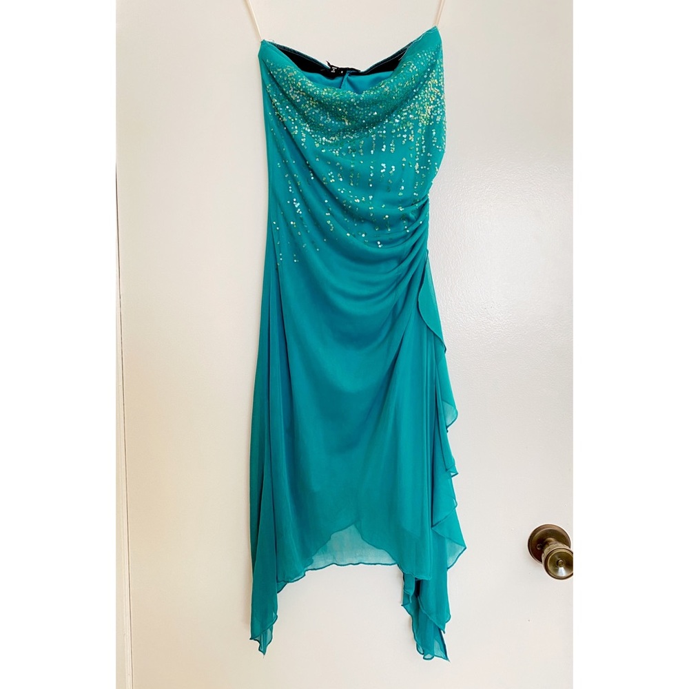 Sequin Green Dress, S